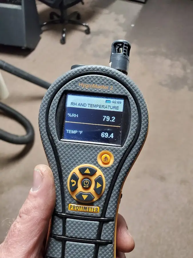 Moisture meter humidity assessment for Fire & Smoke Damage Restoration in Matteson